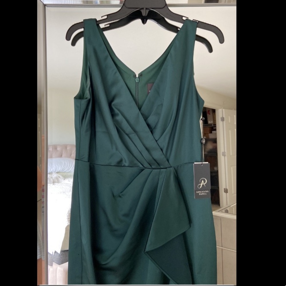 Adrianna Papell drape gown NWT - Picture 4 of 7